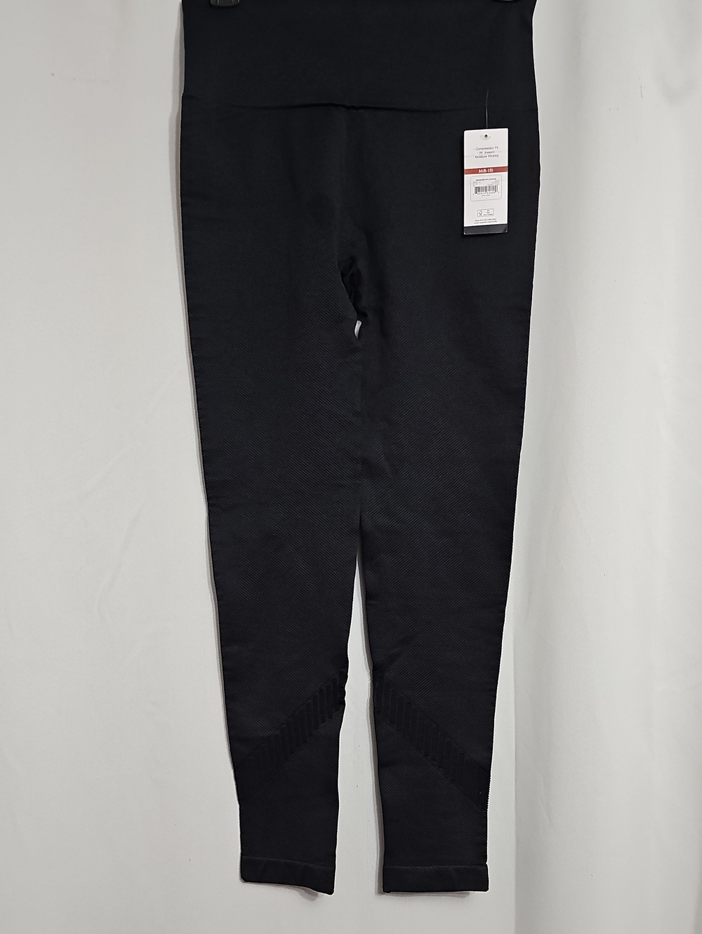 Sofia Active by Sofia Vergara Seamless Rib Legging Medium Size 8-10 Black New